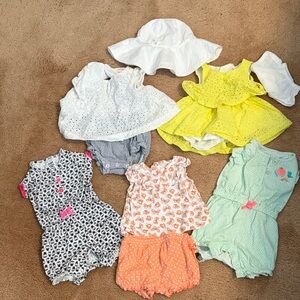 Newborn girl summer bundle